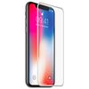 Protector De Pantalla Iphone X Cristal Templado Dureza 9h - Borde Blanco