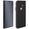 Funda Libro Efecto Espejo Negra Samsung Galaxy S9 Plus Tapa Translúcida Soporte