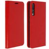 Funda Huawei P20 Pro De Cuero Billetera Función Soporte – Roja