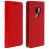 Funda Samsung Galaxy S9 Plus De Cuero Billetera Función Soporte – Roja