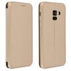 Funda Libro Billetera Ultrafina Para Samsung Galaxy A8 – Oro