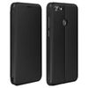 Funda Libro Billetera Ultrafina Para Huawei P Smart - Negro