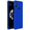 Carcasa Xiaomi Redmi Note 5 De Silicona Flexible Parte Trasera Antihuellas Azul
