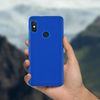 Carcasa Xiaomi Redmi Note 5 De Silicona Flexible Parte Trasera Antihuellas Azul