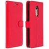 Funda Libro Billetera Vintage Para Xiaomi Redmi 5 – Rojo