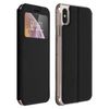 Funda Libro Billetera Ventana Negra Apple Iphone Xs Max Función Soporte