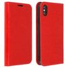 Funda Apple Iphone Xs Max De Cuero Billetera Función Soporte – Roja