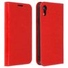 Funda Iphone Xr De Cuero Billetera Función Soporte – Roja