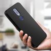 Carcasa De Silicona Para Nokia 7.1 – Negra