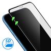 Protector Apple Iphone Xr Cristal Templado 5d Full Cover Contornos Negros