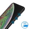 Protector Apple Iphone Xs Max Cristal Templado 5d Full Cover Contornos Negros