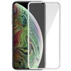 Protector Apple Iphone Xs Max Cristal Templado 5d Full Cover Contornos Blancos