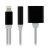 Adaptador Audio Y Carga Apple Iphone A Conector Iphone Y Jack 3,5 Mm - Blanco