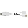 Cable Usb Hembra Mhl A Hdmi Macho Y Usb Macho Smartphone/tablet - Blanco