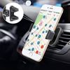 Soporte Para Coche Smartphone 4,7 A 6'' Rejilla Del Aire Gira 360º - Negro