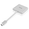 Hub Adaptador Ubs-c A Hdmi / Usb 3.0 / Usb-c Función Otg Mtk - Plata