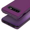 Funda Efecto Espejo Samsung Galaxy S10 Plus Translúcida F. Soporte - Violeta