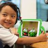 Carcasa Ipad 2018 / 9.7 2017 / Ipad Air / Air 2 Con Asas Para Niños - Verde