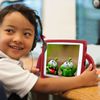 Carcasa Ipad 2 / Ipad 3 / Ipad 4 Con Asas Para Niños - Roja