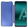 Funda Efecto Espejo Samsung Galaxy A50 Tapa Translúcida F. Soporte - Azul