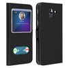 Funda Samsung Galaxy J6 Con Doble Ventana Carcasa De Silicona – Negro