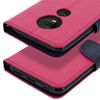 Funda Cartera Motorola Moto G7 / G7 Plus Función Soporte Fancy Style - Fucsia