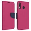 Funda Libro Cartera Samsung Galaxy A30 Función Soporte Fancy Style - Fucsia