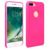 Carcasa Silicona Iphone 7 Plus Y 8 Plus Semirrígida Mate Suave Al Tacto - Rosa