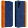 Funda Cartera Huawei P20 Pro F. Soporte Y Bicolor – Azul Oscuro