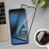 Cristal Templado 9h Biselado Para Samsung Galaxy A40 – Marco Negro