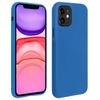 Carcasa Silicona Iphone 11 Semirrígida Mate Suave - Azul Oscuro