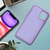 Carcasa Silicona Iphone 11 Semirrígida Mate Suave - Violeta