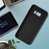 Carcasa Silicona Samsung Galaxy S8 Plus Semirrígida Mate Suave - Negro