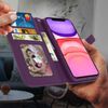 Funda Libro Cartera Con F. Soporte Para Apple Iphone 11 - Violeta