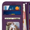 Funda Libro Cartera Con F. Soporte Para Apple Iphone 11 - Violeta