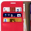 Funda Iphone 11 De Piel Auténtica Y Cartera Con F. Soporte – Rojo