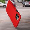 Carcasa Iphone 11 Pro Max 360ª Silicona + Trasera Policarbonato – Rojo