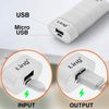 Powerbank 6000 Mah Y Cables Lightning, Micro-usb Y Usb-c - Linq Blanco