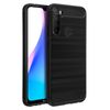 Carcasa Xiaomi Redmi Note 8t/note 8 Silicona Efecto Aluminio Cepillado - Negro