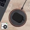 Funda Airpods Pro / Pro 2 Silicona Antihuellas Con Mosquetón - Negro