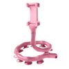 Soporte/trípode Flexible Para Teléfono Con Fijación Por Ventosas - Rosa