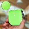 Funda De Silicona Rugosa Airpods 1 Y 2 Con Mosquetón - Verde