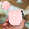 Funda De Silicona Rugosa Airpods 1 Y 2 Con Mosquetón - Rosa