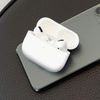 Funda Protectora De Silicona Mate Para Airpods Pro / Pro 2 Compatible Qi Blanco