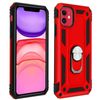 Carcasa Iphone 11 Con Anillo-soporte Magnético – Rojo