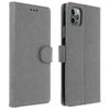 Funda Iphone 11 Pro Max Libro Billetera F. Soporte – Gris