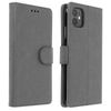 Funda Iphone 11 Libro Billetera F. Soporte – Gris