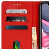 Funda Iphone 11 Libro Billetera F. Soporte – Rojo