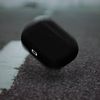 Funda Protectora De Silicona Mate Para Airpods Pro Compatible Carga Qi - Negro