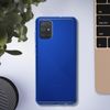 Carcasa Protectora Samsung Galaxy A51 De Silicona Flexible - Azul